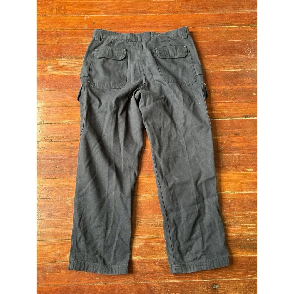 Duluth‎ Trading Men's Cargo Pants Blue Rivets Pockets size 40x30 Work
